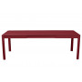 Fermob Tisch Ribambelle, mit 2 Einlegeplatten, 149 / 234 cm x 100 cm - Chili