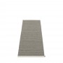 Pappelina Mono, Teppich, 60 x 150 cm -  Charcoal / Warm Grey