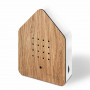 Zwitscherbox Wood - Eiche / Weiss
