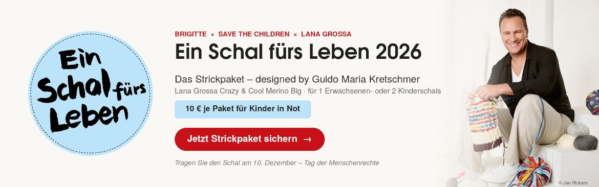 Strickpaket von Lana Grossa, designed by Guido Maria Kretschmer