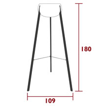 Fermob Lampe Yunos - Maße