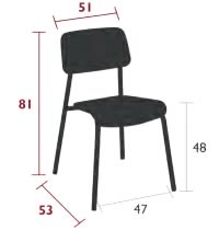 Fermob Stuhl Studie - Maße