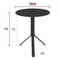 Fermob Tisch Rest’o - Maße