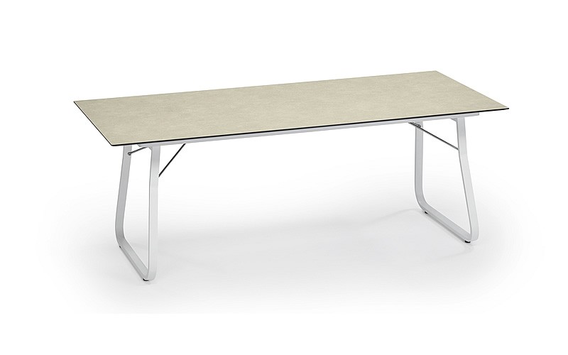 Weishäupl Klapptisch Ahoi, 200 x 90 cm - Tischplatte Beige