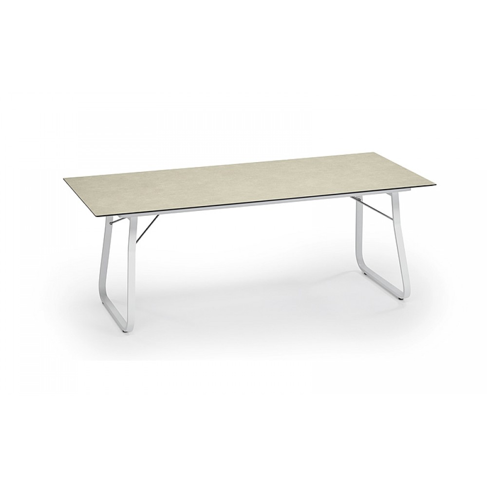 Weishäupl Klapptisch Ahoi, 200 x 90 cm - Tischplatte Beige