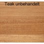 Tischplatte Teak massiv unbehandelt