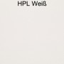 HPL Tischplatte weiß