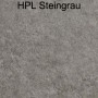 HPL Tischplatte steingrau