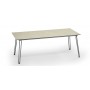 Weishäupl Tsch Slope, 200 x 90 cm, mit HPL-Tischplatte Beige