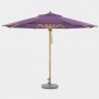 Weishäupl Sonnenschirm Klassiker, Ø 300 cm, 8-eckig - Stoffbespannung ACRYLTUCH, Farbe Aubergine - Lagerware - sofort lieferbar